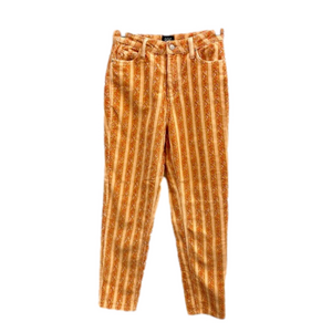 BDG Striped Corduroy Floral Mom Size 26  Pants High Rise Urban Outfitters UO